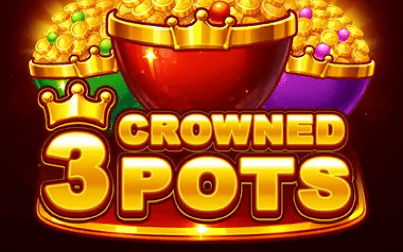 Spin for the jackpots in 3 Crowned Pots at QueenSpins Casino.