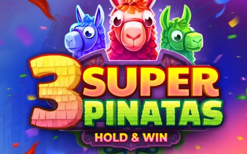 Trigger bonuses in 3 Super Pinatas on the QueenSpins app platform.