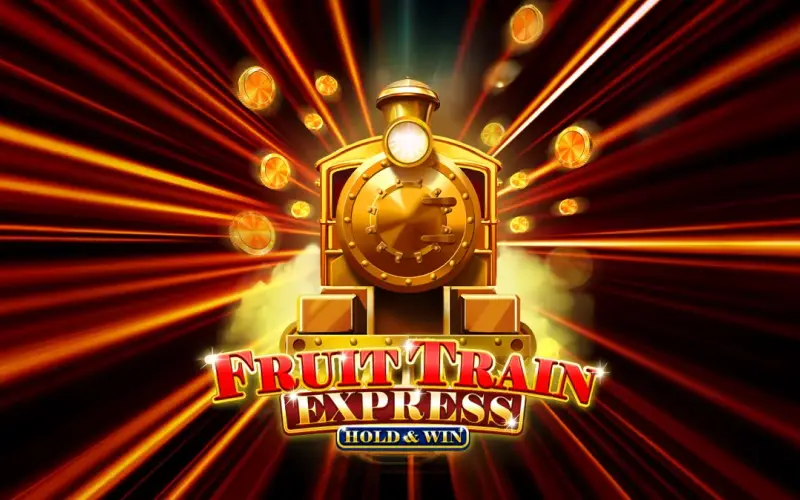 Experience the fast-paced Fruit Train Express on the QueenSpins app.
