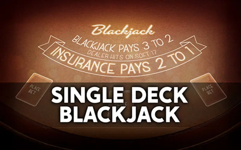 Try your skills at Single Deck Blackjack available at QueenSpins.